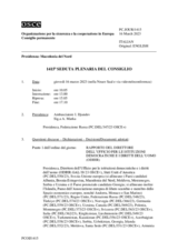 Giornale della 1415a Seduta plenaria del Consiglio permanente