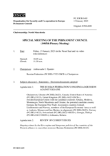 Journal of the 1405th Special Plenary Meeting of the Permanent Council