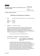 Giornale della 1408a Seduta plenaria del Consiglio permanente