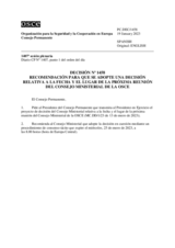 Decisión Nº 1458 del Consejo Permanente