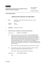 Journal of the 1049th Plenary Meeting of the Forum for Security Co-operation