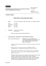 Giornale della 1048a Seduta plenaria del Foro di cooperazione per la sicurezza