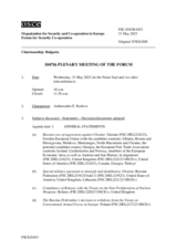 Journal of the 1047th Plenary Meeting of the Forum for Security Co-operation
