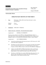 Journal of the 1010th Plenary Meeting of the Forum for Security Co-operation