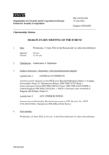 Journal of the 1014th Plenary Meeting of the Forum for Security Co-operation