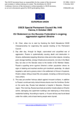 Statement by the Spanish EU Presidency on the Russian Federation’s ongoing aggression against Ukraine