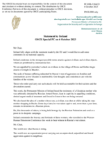 Statement by the Delegation of Ireland on the Russian Federation’s ongoing aggression against Ukraine