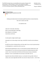 Erklärung der Außenministerin der Bundesrepublik Deutschland, Annalena Baerbock, beim 1443. Sonderrat der OSZE