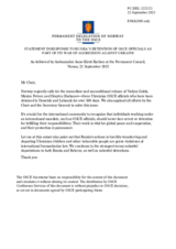 Statement by the Delegation of Norway on Russia’s detention of OSCE officials as part of its war of aggression against Ukraine