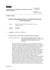 Diario de la 1369ª Sesión extraordinaria del Consejo Permanente