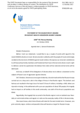 Statement by the Delegation of Ukraine on the Russian war of aggression against Ukraine