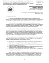 Statement by the Delegation of the United States of America in response to the statement by the Delegation of the Russian Federation