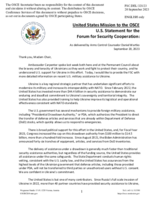 Statement by the Delegation of the United States of America on the Russian war of aggression against Ukraine