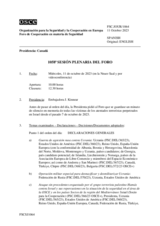 Diario de la 1058ª Sesión plenaria del Foro de Cooperación en materia de Seguridad