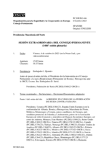 Diario de la 1446ª Sesión extraordinaria del Consejo Permanente