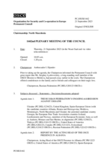 Journal of the 1442nd Plenary Meeting of the Permanent Council