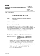Journal der 1442. Plenarsitzung des Ständigen Rates 