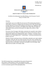 Statement by the Delegation of Norway in response to the statement by the Delegation of the Russian Federation