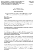 Statement by the Delegation of the United Kingdom, also on behalf of several delegations, on “Women, Peace and Security”