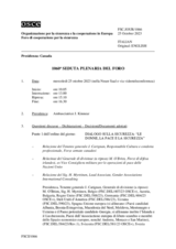 Giornale della 1060a Seduta plenaria del Foro di cooperazione per la sicurezza