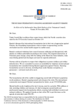 Statement by the Delegation of Norway on the Russian Federation’s ongoing aggression against Ukraine