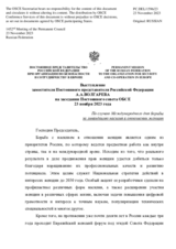 Выступление заместителя Постоянного представителя Российской Федерации А.А.Волгарева - По случаю Международного дня борьбы за ликвидацию насилия в отношении женщин