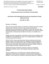 Statement by Mr. Robert Oliphant, Parliamentary Secretary to the Minister of Foreign Affairs