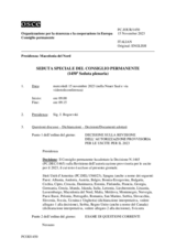 Giornale della 1450a Seduta speciale del Consiglio permanente