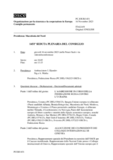 Giornale della 1451a Seduta plenaria del Consiglio permanente