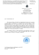 Response by the Delegation of Iceland to the Questionnaire on the Code of Conduct on Politico-Military Aspects of Security