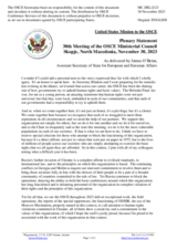 Statement by Mr. James O’Brien, Assistant Secretary of State for European and Eurasian Affairs