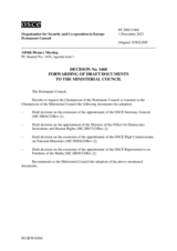 Permanent Council Decision No. 1468