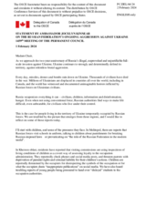 Statement by the Delegation of Canada on the Russian Federation’s ongoing aggression against Ukraine