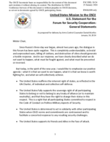 Statement by the Delegation of the United States of America on the Russian war of aggression against Ukraine