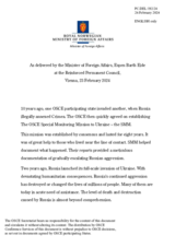 Statement by the Delegation of Norway on the Russian Federation’s ongoing aggression against Ukraine