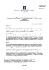 Statement by the Delegation of Norway on the Security Dialogue on Women, Peace and Security