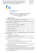 Statement by the Delegation of Ukraine on the Russian Federation’s ongoing aggression against Ukraine