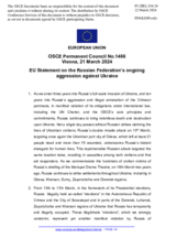 Statement by the Belgian EU Presidency on the Russian Federation’s ongoing aggression against Ukraine