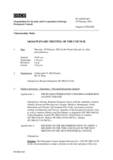 Journal of the 1463rd Plenary Meeting of the Permanent Council