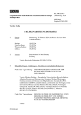 Journal der 1463. Plenarsitzung des Ständigen Rates 