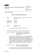 Journal der 1455. Plenarsitzung des Ständigen Rates 