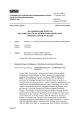 Journal der 90. Gemeinsamen Sitzung des Forums für Sicherheitskooperation und des Ständigen Rates