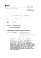 Giornale della 1066a Seduta plenaria del Foro di cooperazione per la sicurezza