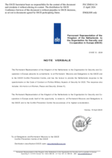 Response by the Delegation of the Netherlands to the Questionnaire on the Code of Conduct on Politico-Military Aspects of Security