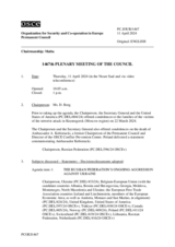 Journal of the 1467th Plenary Meeting of the Permanent Council