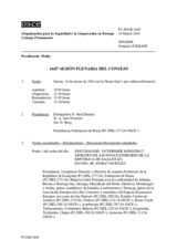 Diario de la 1465ª Sesión plenaria del Consejo Permanente