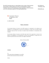 Information Exchange by the Delegation of Austria on Conventional Arms Transfer