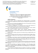 Statement by the Delegation of Ukraine on the Russian Federation’s ongoing aggression against Ukraine