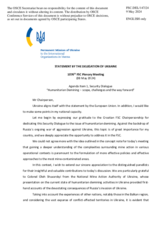 Statement by the Delegation of Ukraine on the Security Dialogue “Humanitarian Demining – Scope, Challenges And The Way Forward”