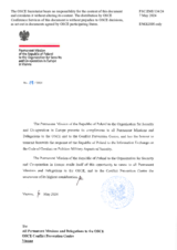 Response by the Delegation of Poland to the Questionnaire on the Code of Conduct on Politico-Military Aspects of Security